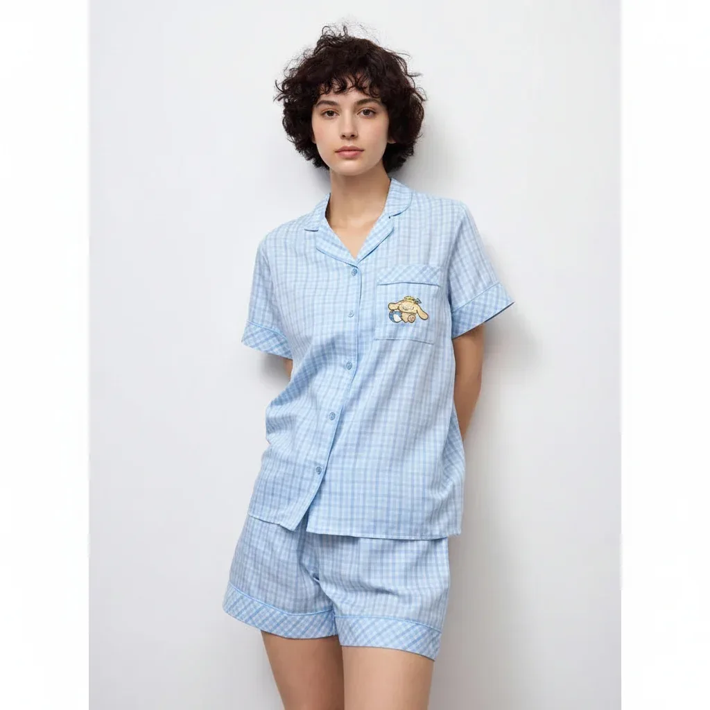GU Sanrio Characters Pajama Set (Short Sleeves & Shorts) 360513 Japan best brand