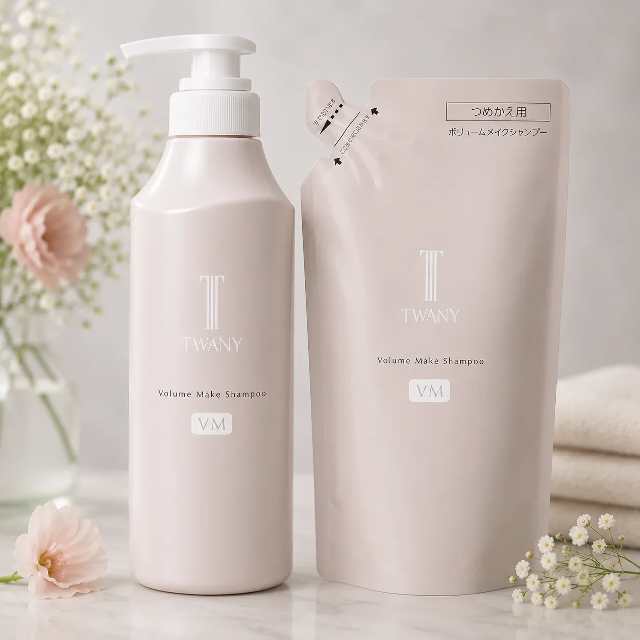 Twany Volume Makeup Shampoo – Bottle / Refill