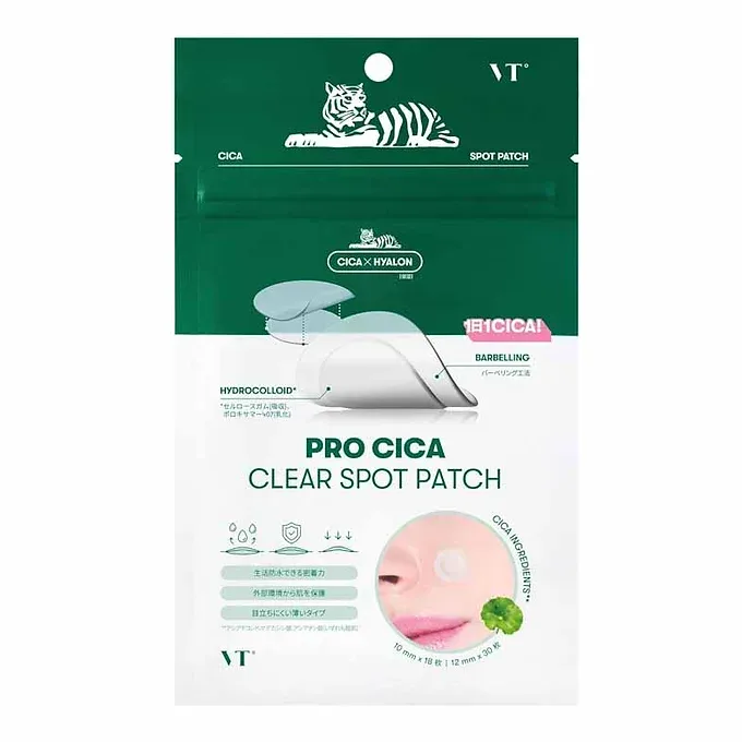 VTCOSMETICS VT Spot Patch – Pro CICA Clear Spot Patch | 3 Types