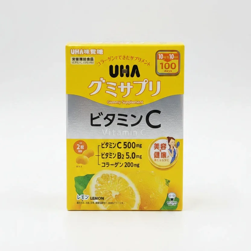 UHA Mikakuto Gummy Supplement Vitamin C — 200 Gummies
