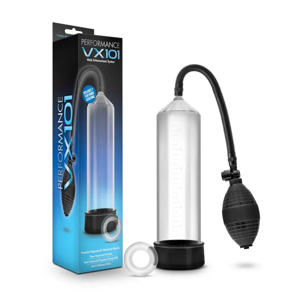 The Performance VX101 Penis Pump - Clear