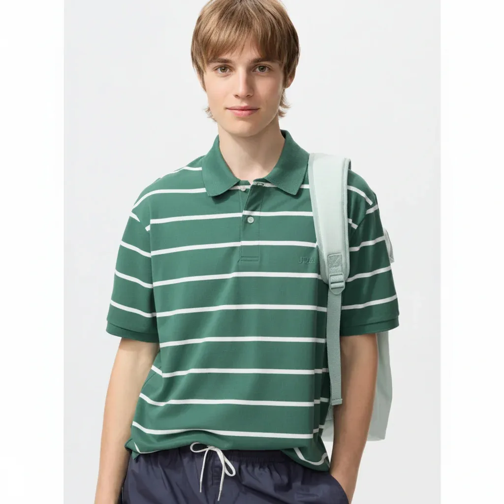 UniQlo Dry Kanoko Striped Polo Shirt 485565 (JW A) Japan best brand