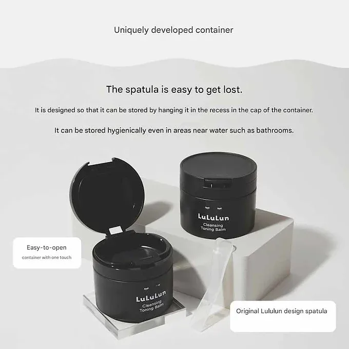 Lululun Cleansing Toning Balm – Clear Black (Black Cleansing Balm)