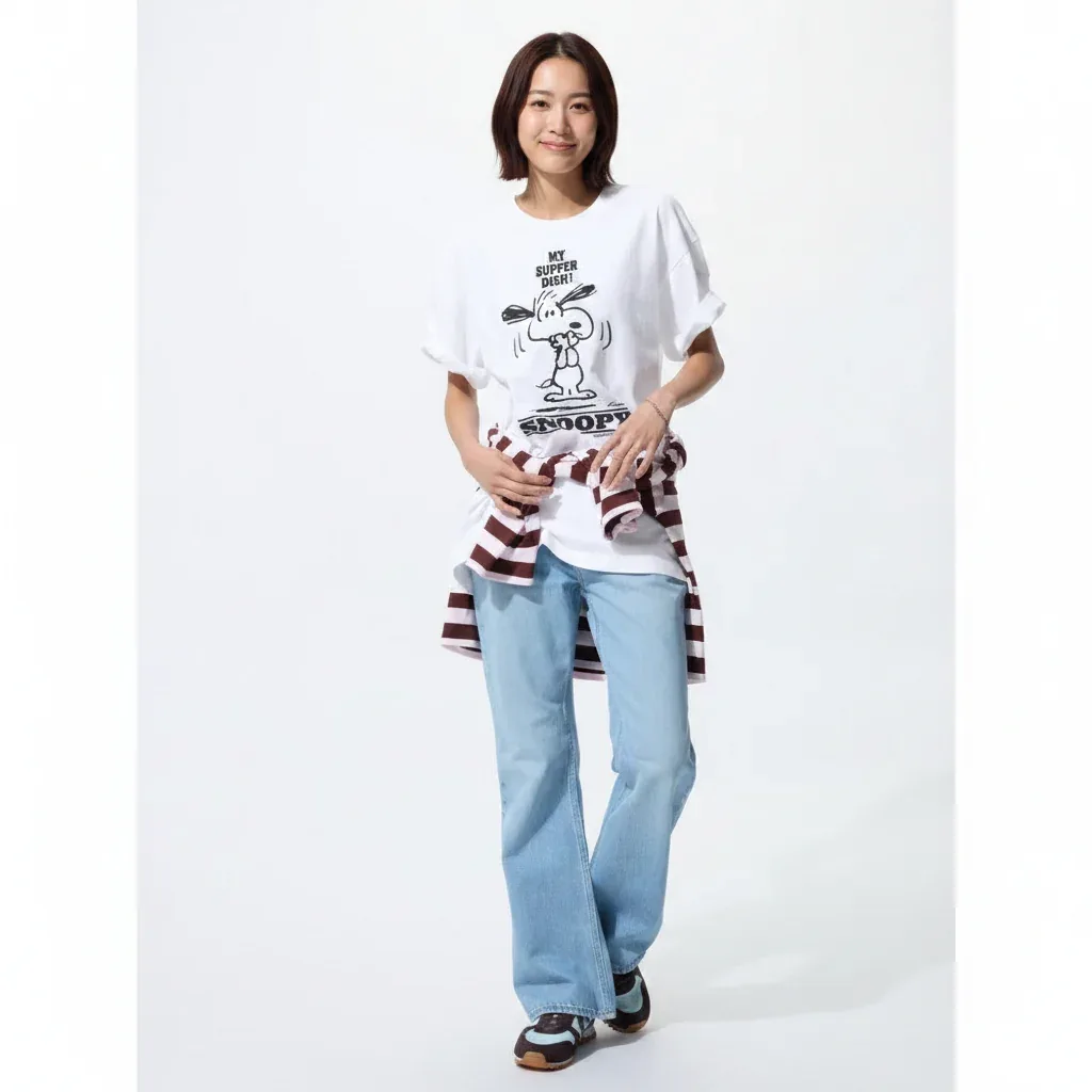 UniQlo Peanuts UT Relax Fit T-Shirt 484765 Japan best brand