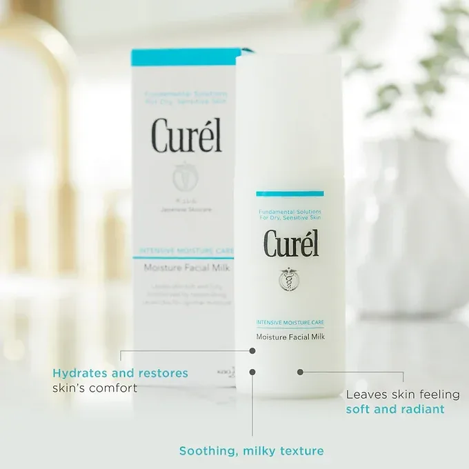 Curél Moisture Facial Milk – Lightweight Hydration for Dry, Sensitive Skin 120 ml