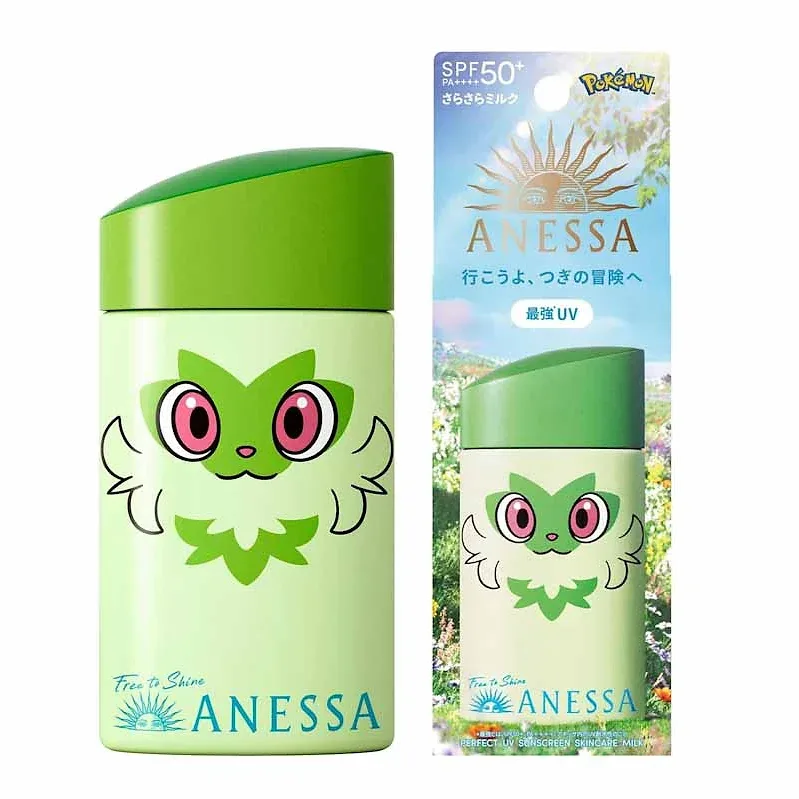 ANESSA Perfect UV Skincare Milk – Pokémon Limited Edition (Nyaoha) | SPF 50+ PA+  60ml