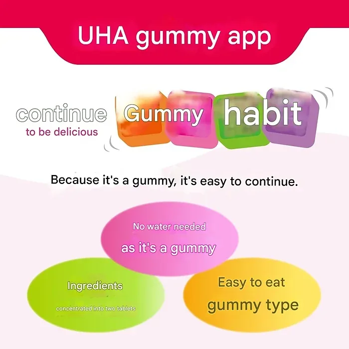 UHA Mikakuto Gummy Supplement Lutein – Mixed Berry Flavor (30-Day Supply)