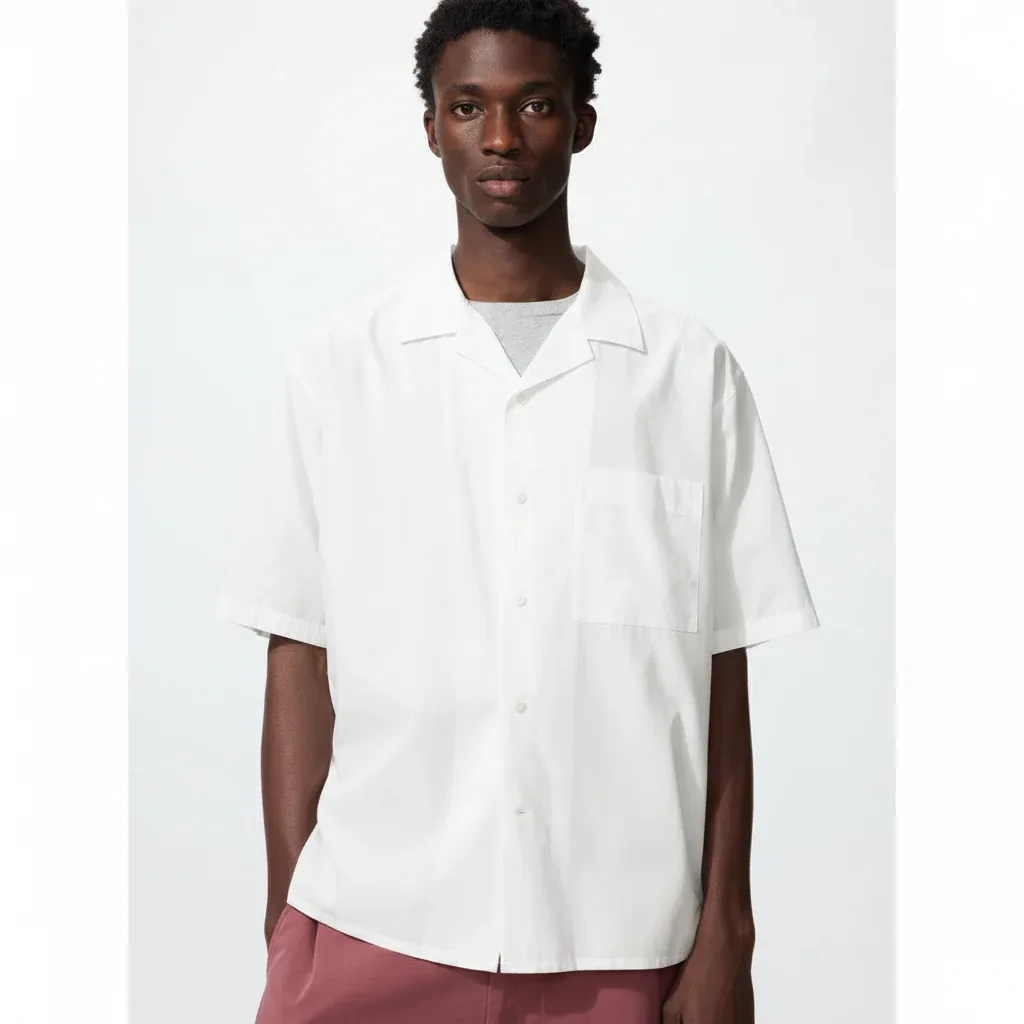 UniQlo Open Collar Shirt 487791  japan best brand