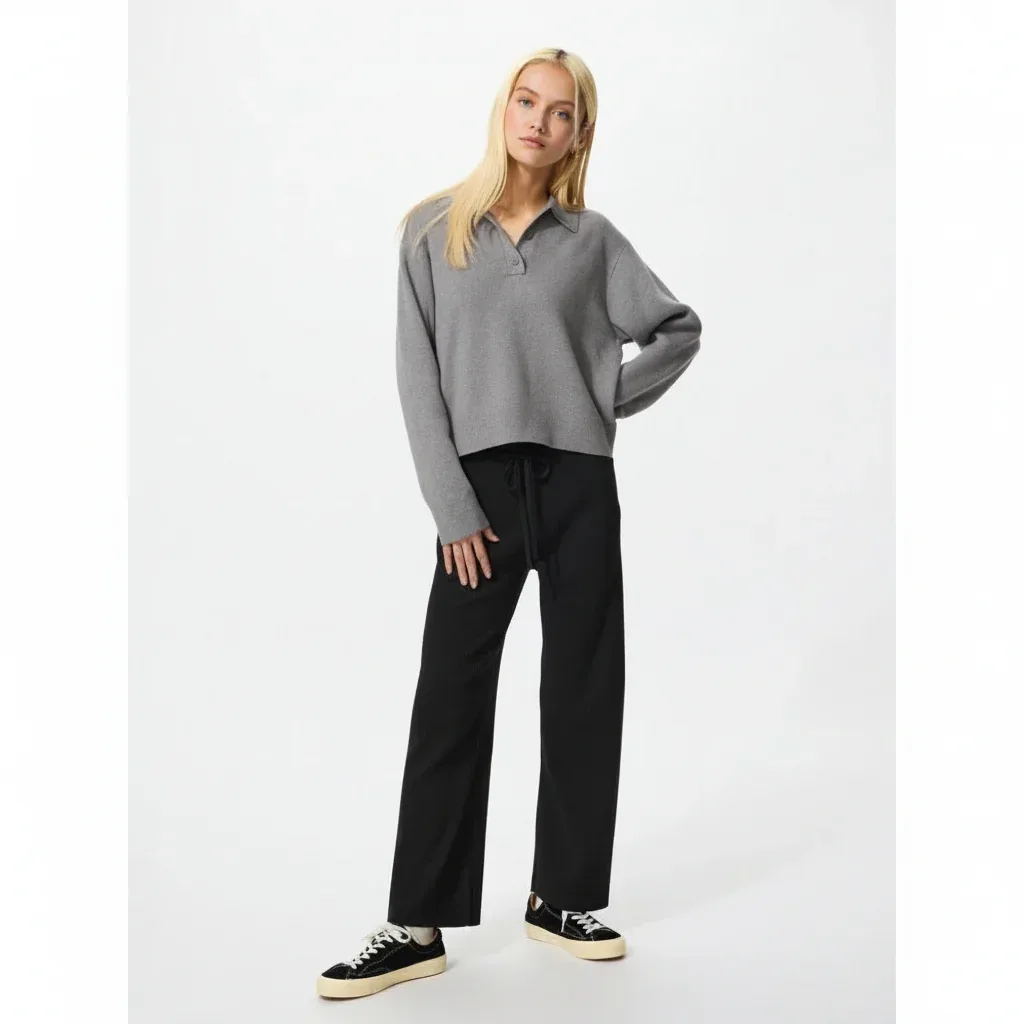 UniQlo Washable Knit Rib Pants 478847 / 483301 Japan best brand