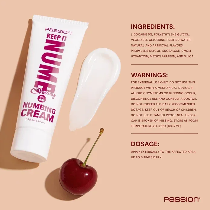 Keep It Numb Cream - Cherry