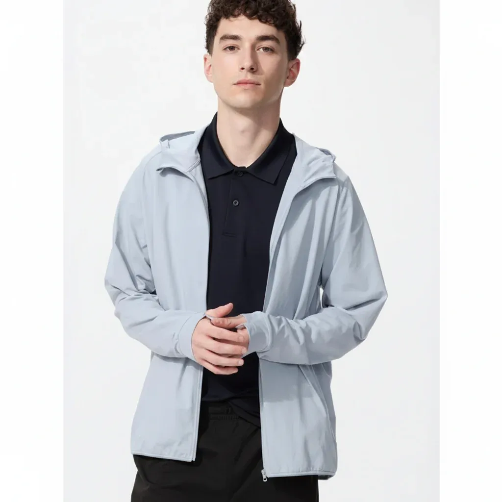 UniQlo Ultra Stretch Dry EX Full Zip Parka 475387 Japan best brand