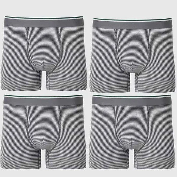 UniQlo Cotton Boxer Briefs (With Front Opening) 479497 Japan best brand