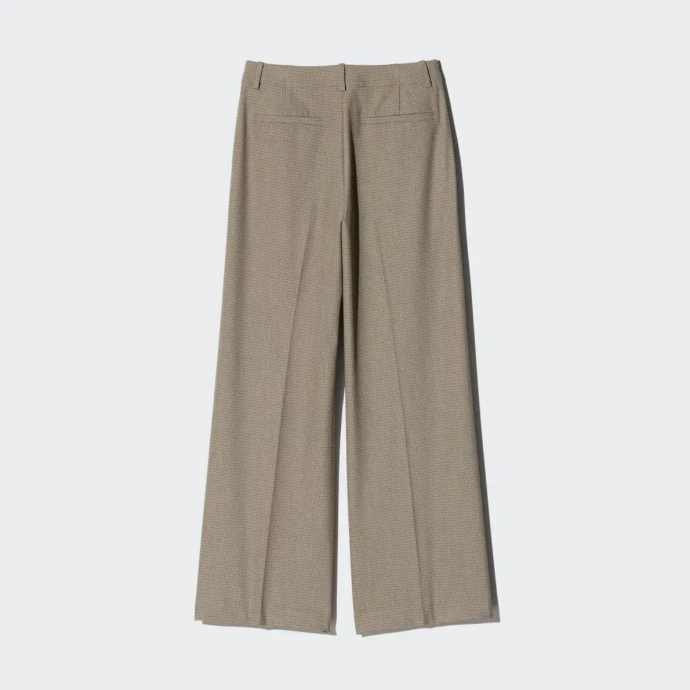 UniQlo Smart Wide Straight Pants –  (Longer Length) 489416 Japan best brand