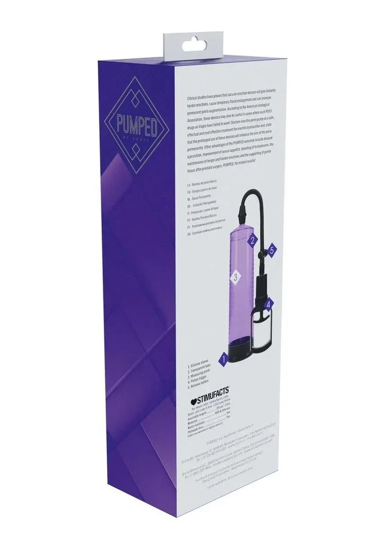 PUMPED - Basic Pump 2 - Water Resistant - Purple