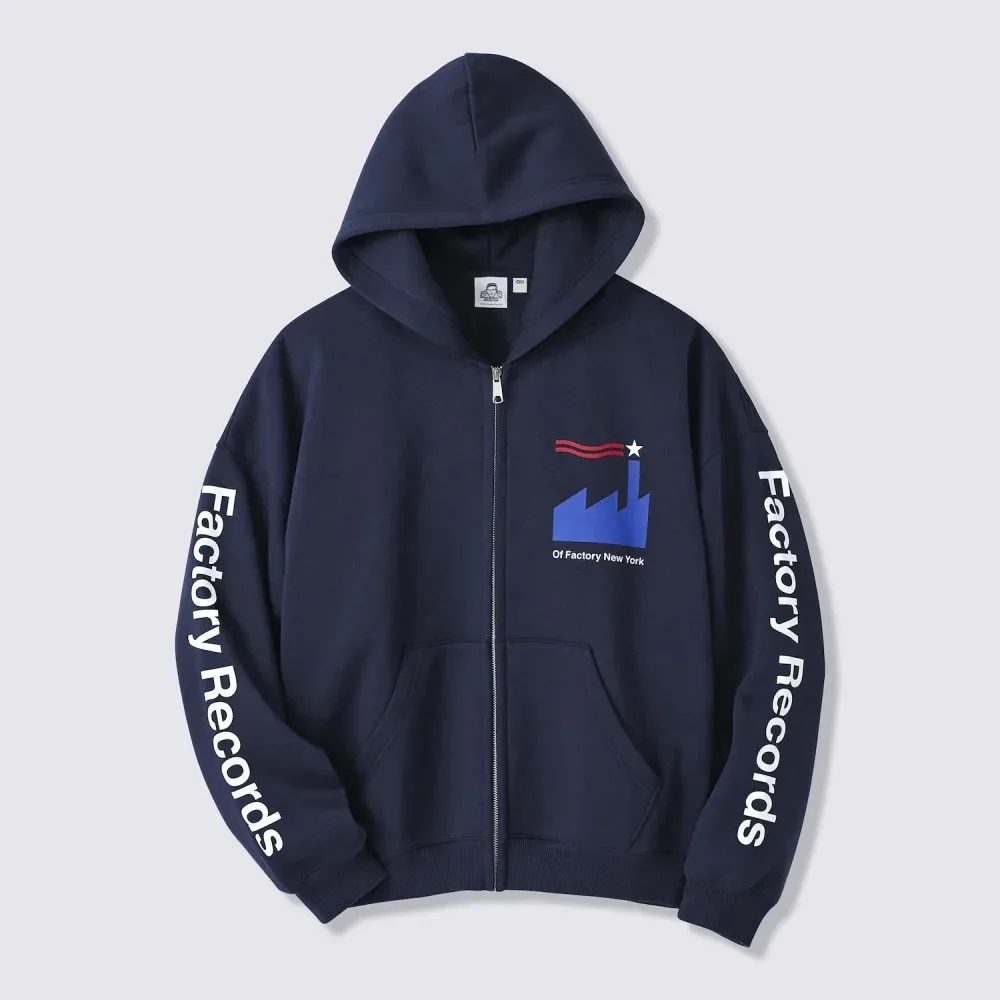 GU Heavyweight Sweatshirt Full-Zip Parka Factory Records PF 361482 Japan best brand