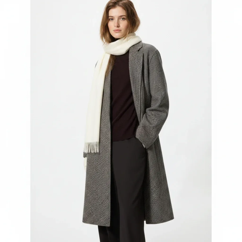 UniQlo Double Face Relaxed Long Coat 489431 Japan best brand