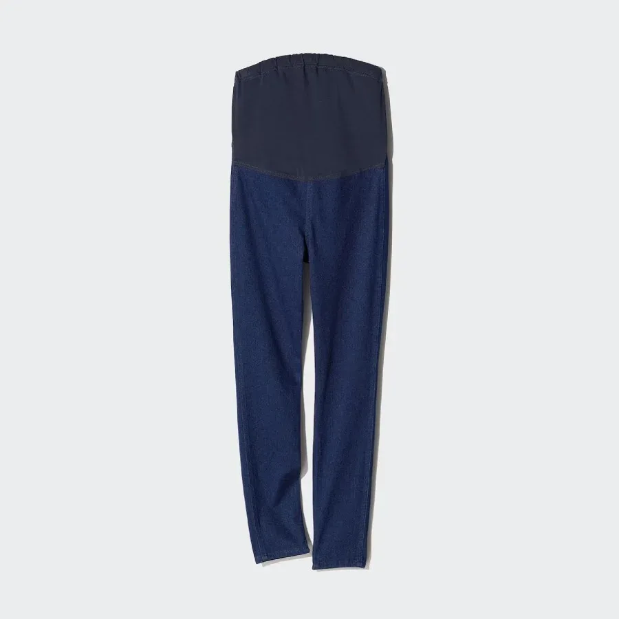 UniQlo Ultra Stretch Maternity Leggings Pants (Denim Blue) 479291 Japan best brand