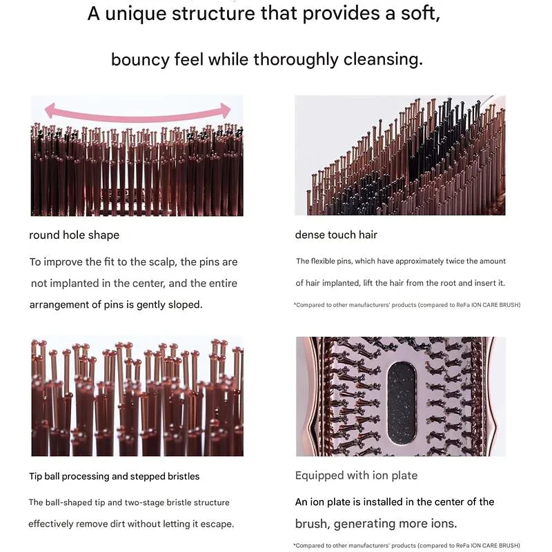ReFa ION CARE BRUSH PREMIUM – Scalp Care & Styling Brush