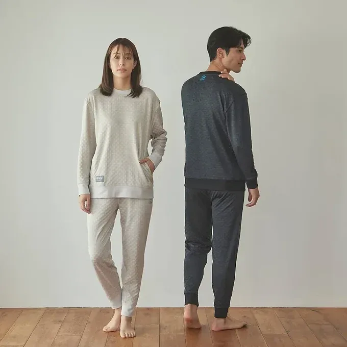 Colantotte RESNO MAGNE Recovery Wear PLUS – Long Sleeve Top & Long Pants Set