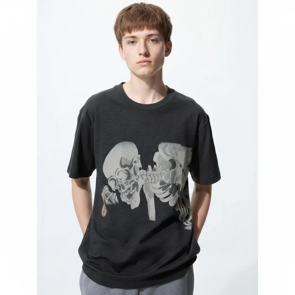 UniQlo Ukiyo-e Black UT 484762 Japan best brand