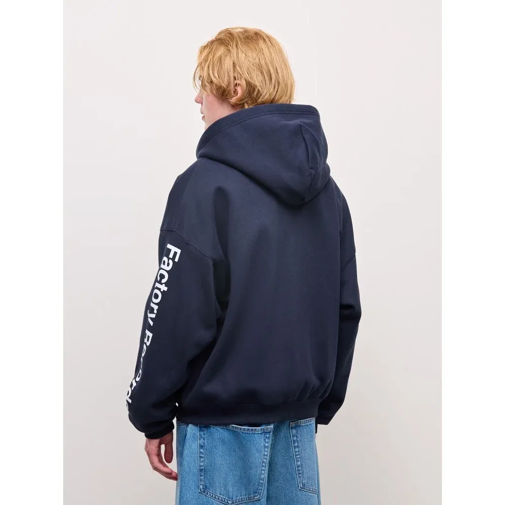 GU Heavyweight Sweatshirt Full-Zip Parka Factory Records PF 361482 Japan best brand