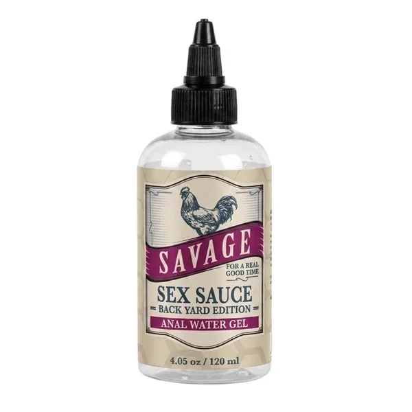 Savage Sex Sauce Anal Gel - 4 oz.