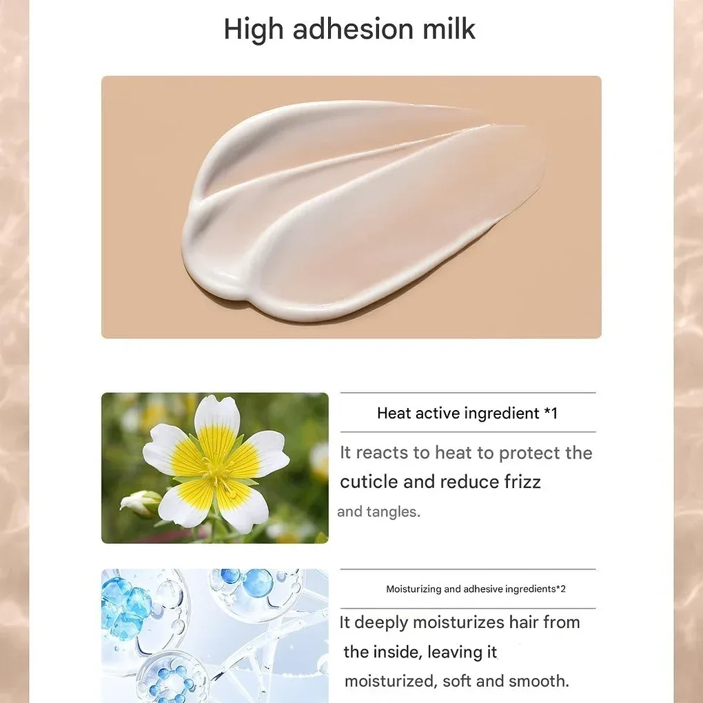 Q+ [Water Retention Care] Hair Milk, Non-Rinsing Treatment  - 150mL