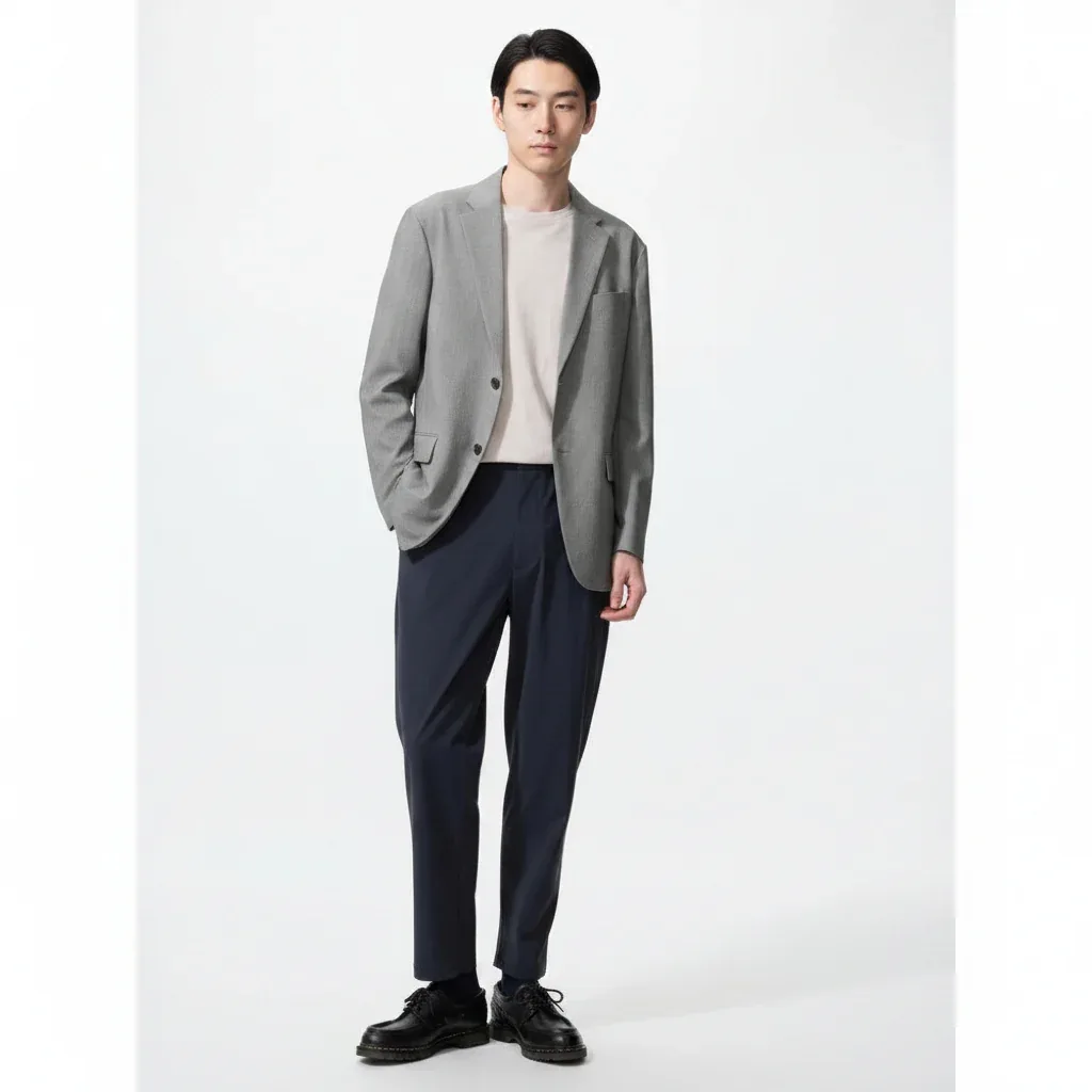 UniQlo Kando Jacket / Houndstooth 482225 Japan best brand