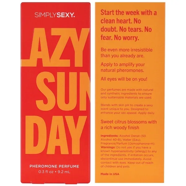 LAZY SUNDAY Affirmations Collection • Pheromone Infused Perfume 0.3oz