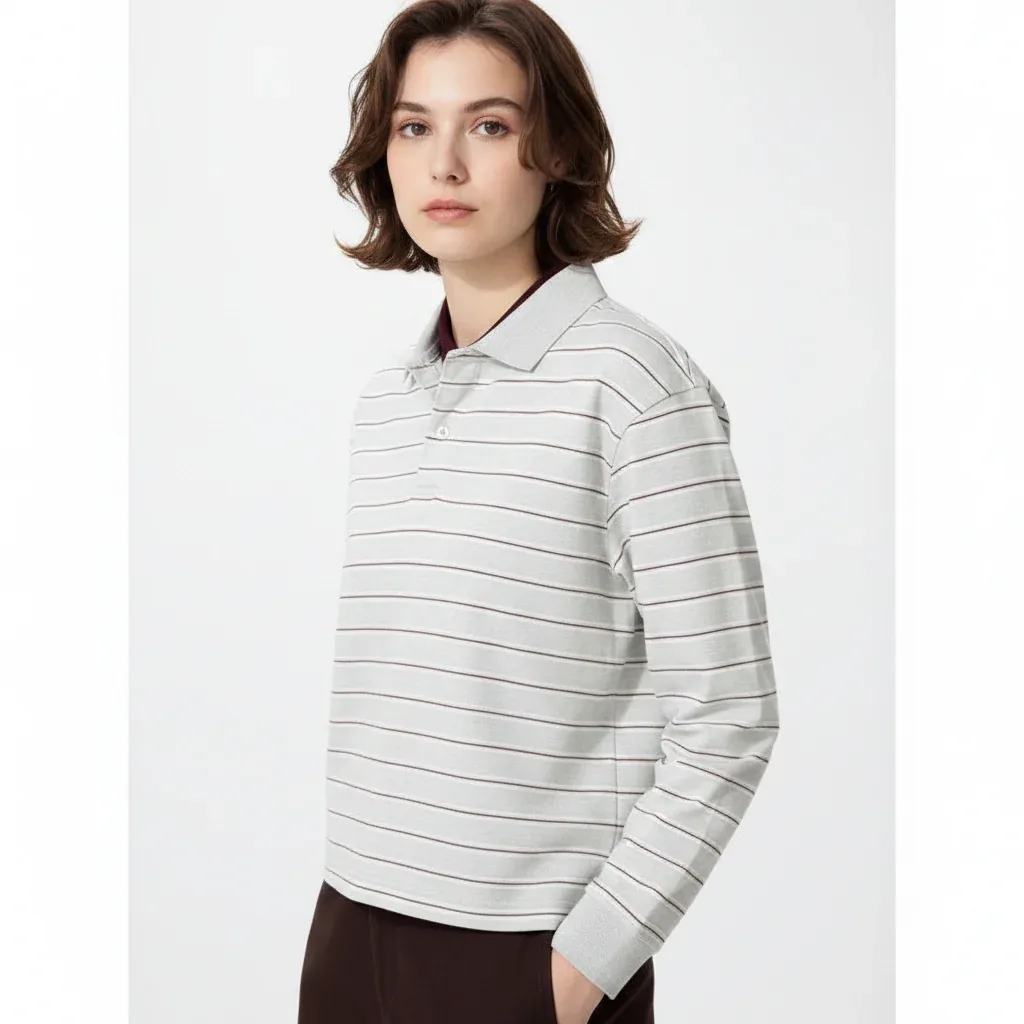 UniQlo Striped Polo Shirt 489060 Japan best brand