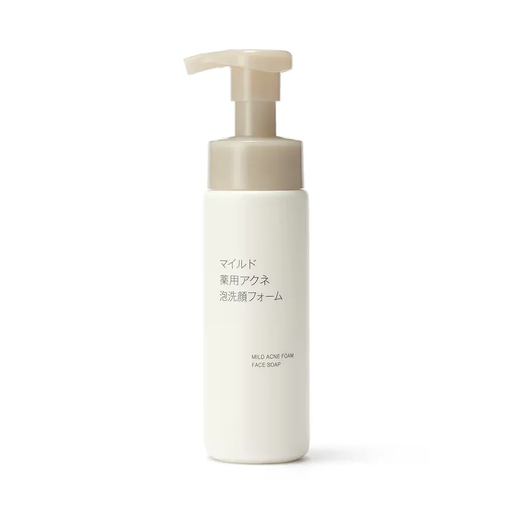 Muji Mild Medicated Acne Foam Facial Cleanser