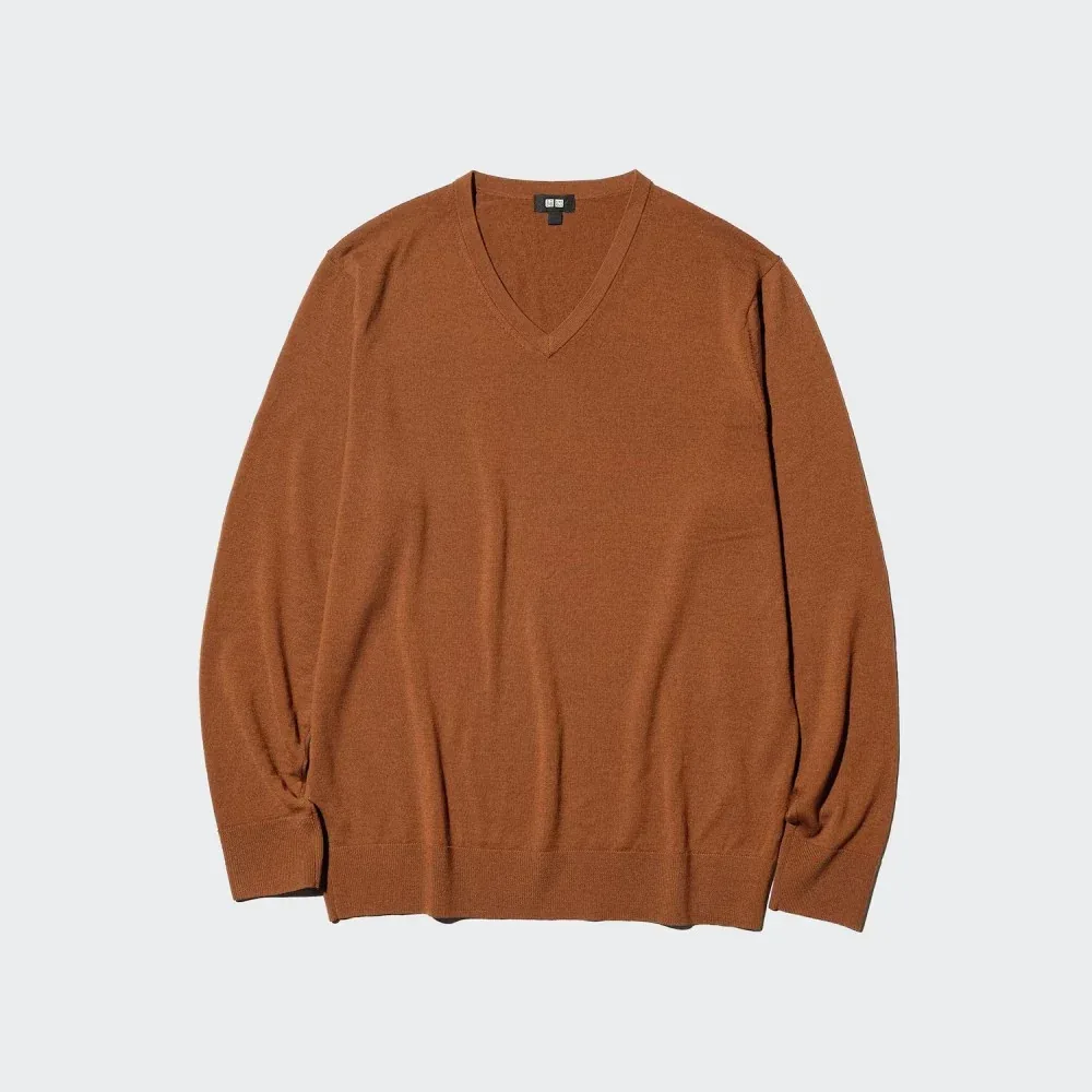 UniQlo Merino V-Neck Sweater 478536/486063 Japan best brand