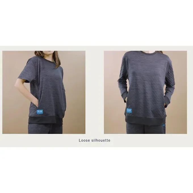 Colantotte RESNO MAGNE Recovery Wear PLUS – Short Sleeve Top & Shorts Set