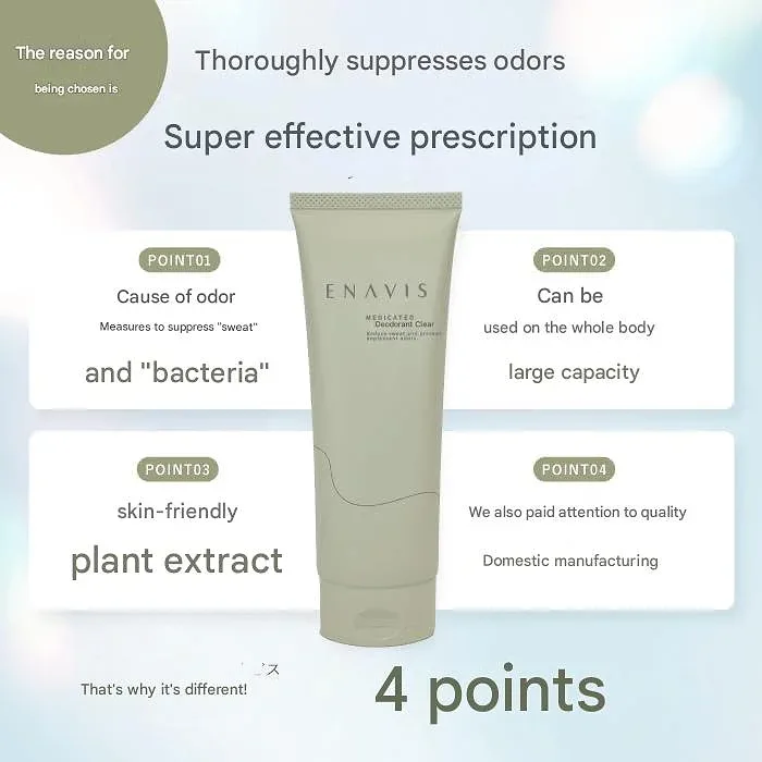 ENAVIS Medicated Deodorant Cream – 120 g