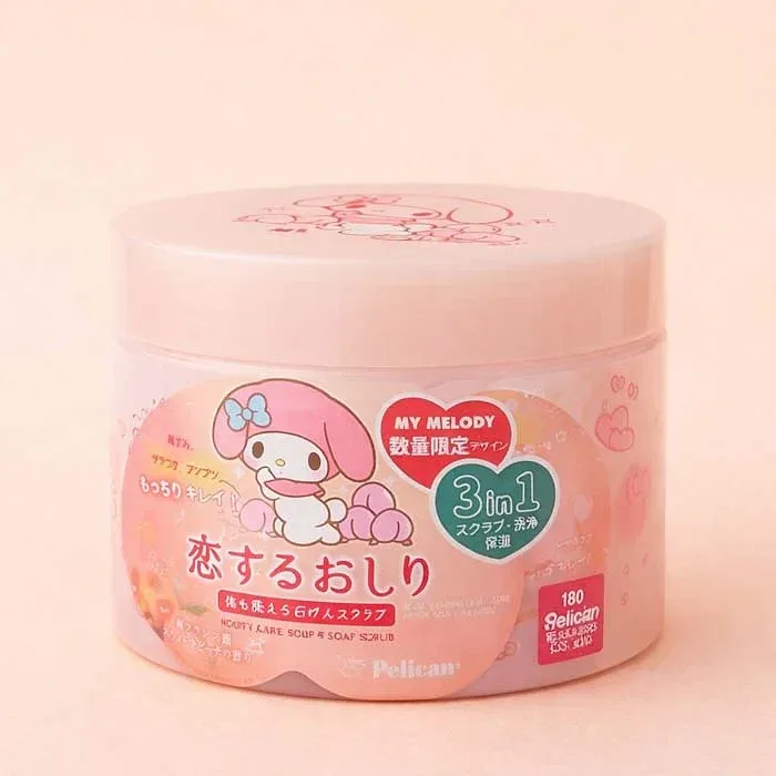 Pelican Soap My Melody Booty Care Body Soap Scrub – Limited Edition (180 g)