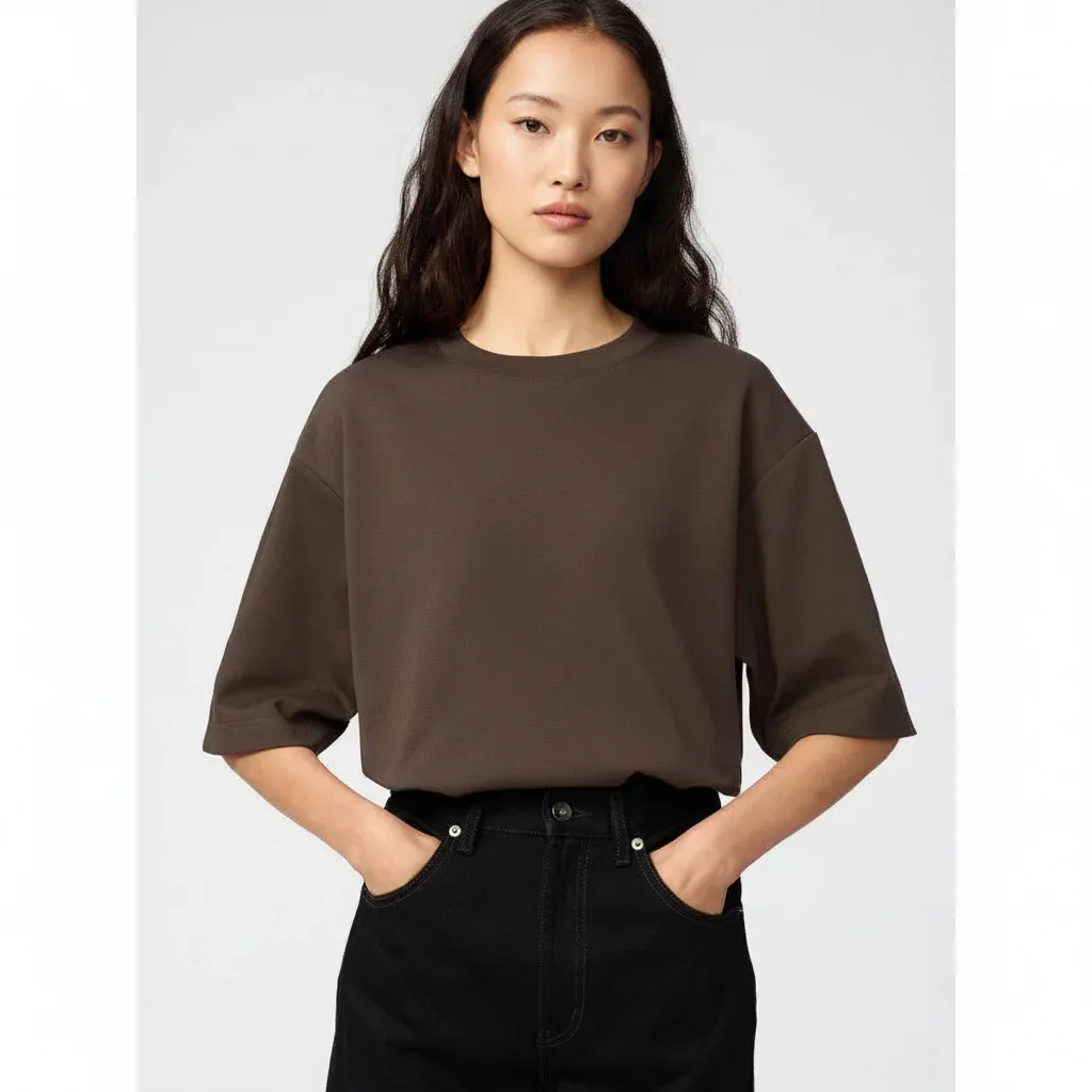 UniQlo Airism Cotton Oversized T-Shirt / 5-Sleeve 475355/482295 Japan best brand