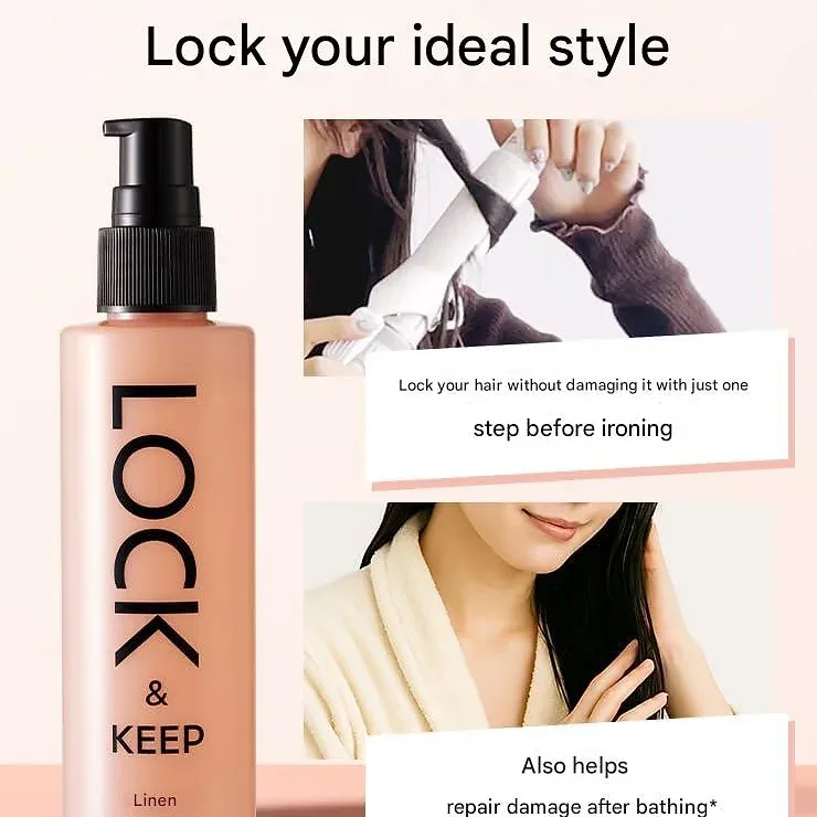 Linon Rock Oil Linon Oil For Ironing Heat Keep Curl Styling Oil White Floral  (100 ml)