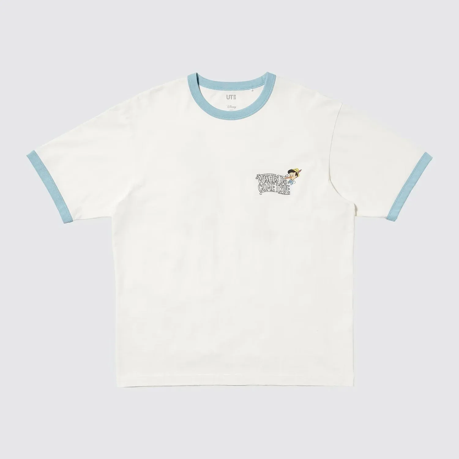 UniQlo Magic for All Icons UT Relax Fit Ringer T-Shirt – Pinocchio & Figaro 485482 Japan best brand