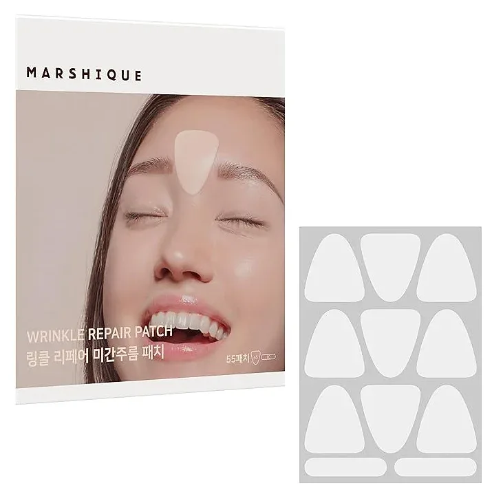 MARSHIQUE Wrinkle Repair Frown Line Patches — 55 Patches