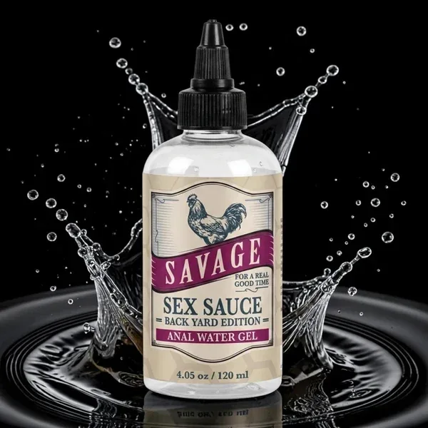 Savage Sex Sauce Anal Gel - 4 oz.