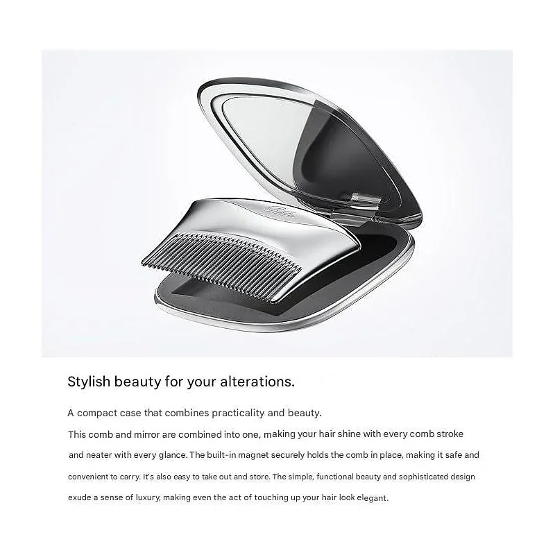 ReFa MARQUISE Compact – Comb & Mirror Set with Magnetic Case