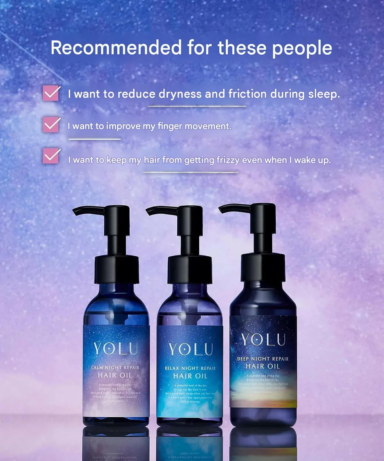 YOLU Deep Night Repair Hair Oil 80 ml
