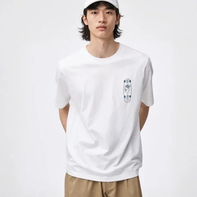 GU Graphic T-Shirt NAGA 360426 Japan best brand