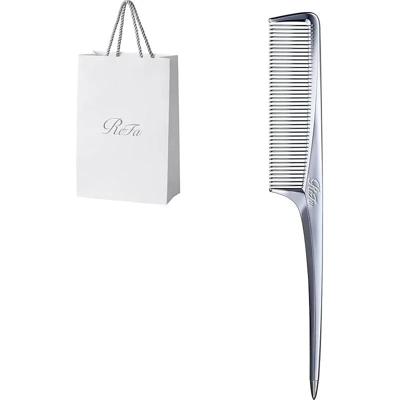 ReFa MARQUISE Arrange Comb – Fine Teeth Styling Comb with Stainless Steel Tail