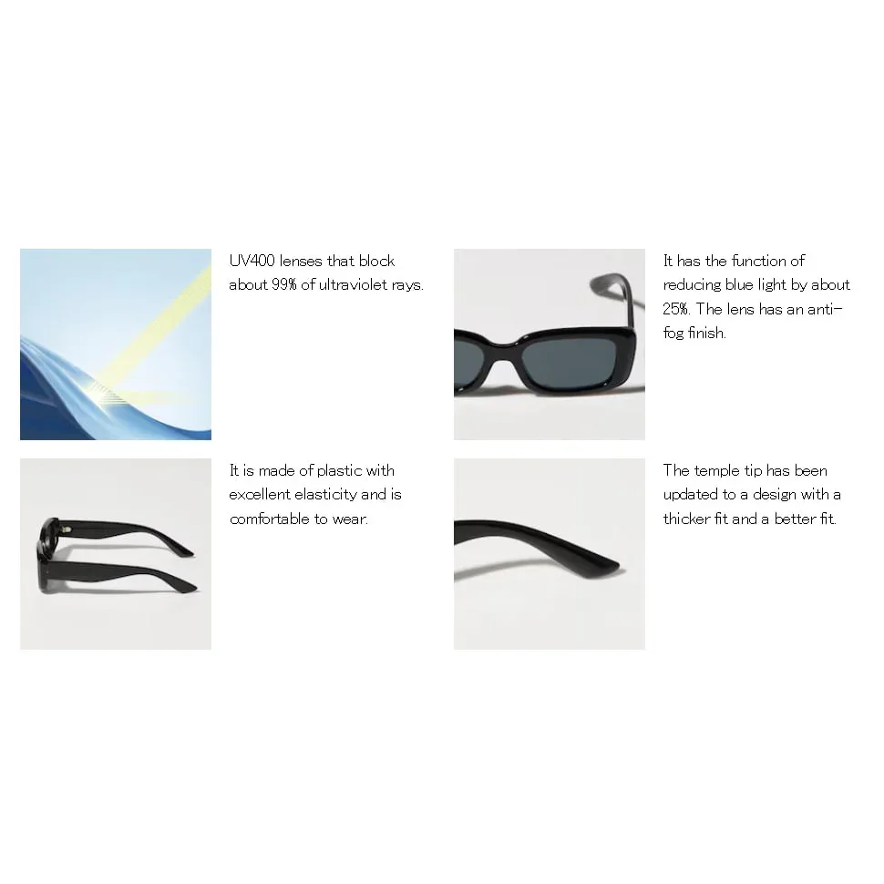 U Sunglasses / Rectangle 481649 – Japan Best Brand