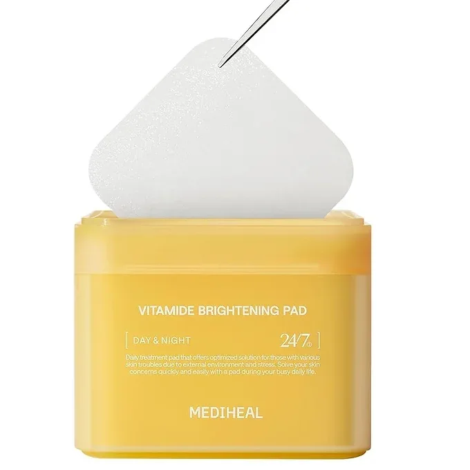 MEDIHEAL Square Toner Pads | 100 Sheets (6.7 fl oz / 170 ml)