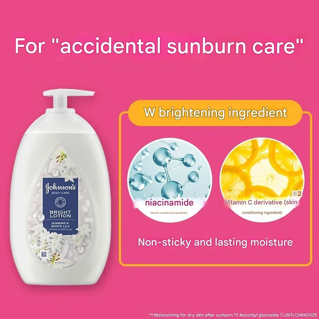 Johnson’s Body Care, Vibrant Radiance, Body Milk Lotion, 16.9 fl oz (500 ml)