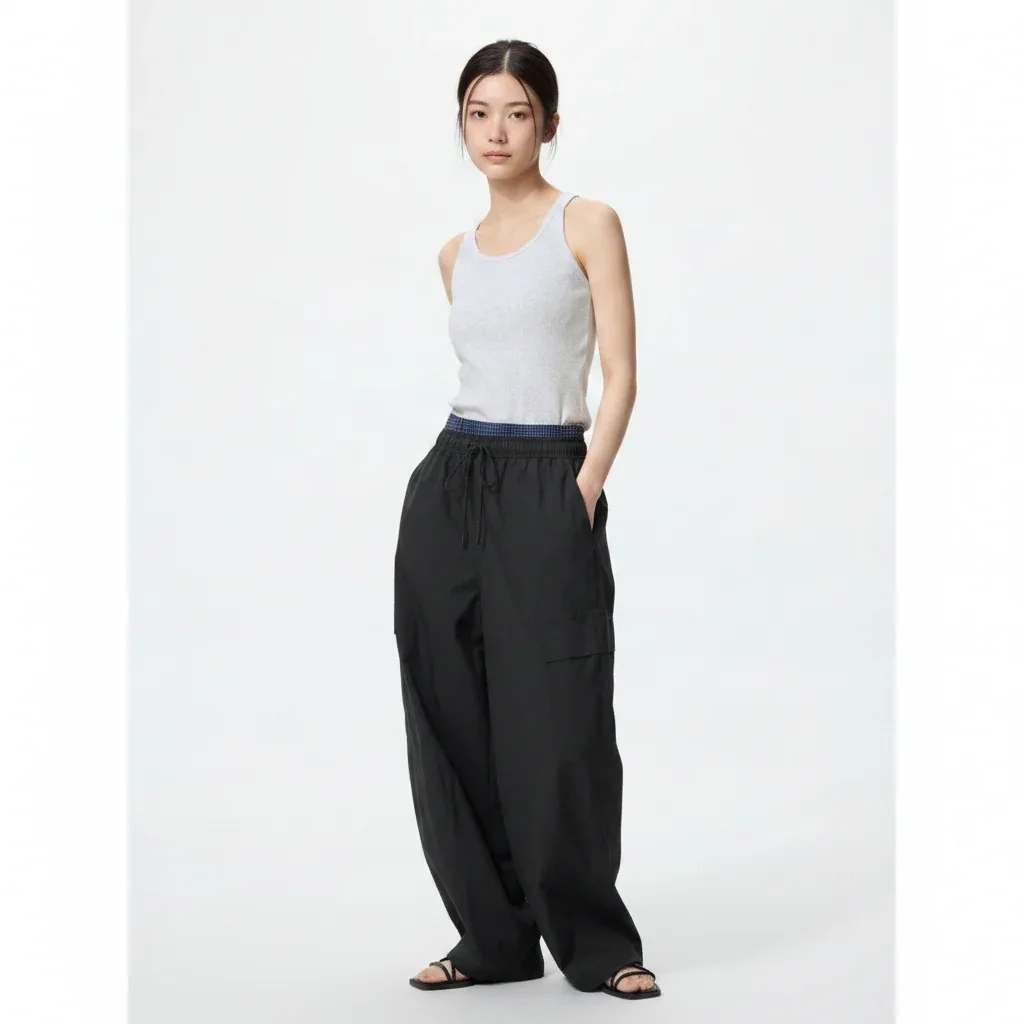 UniQlo Utility Volume Pants (Shorter Length) 488855 Japan best brand