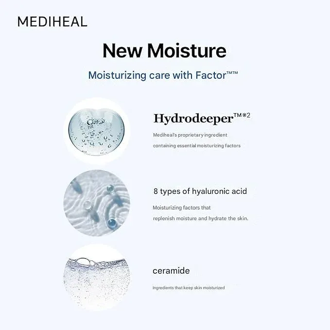 Mediheal The N.M.F Aqua Toner Lotion (500 ml / 16.9 fl oz)