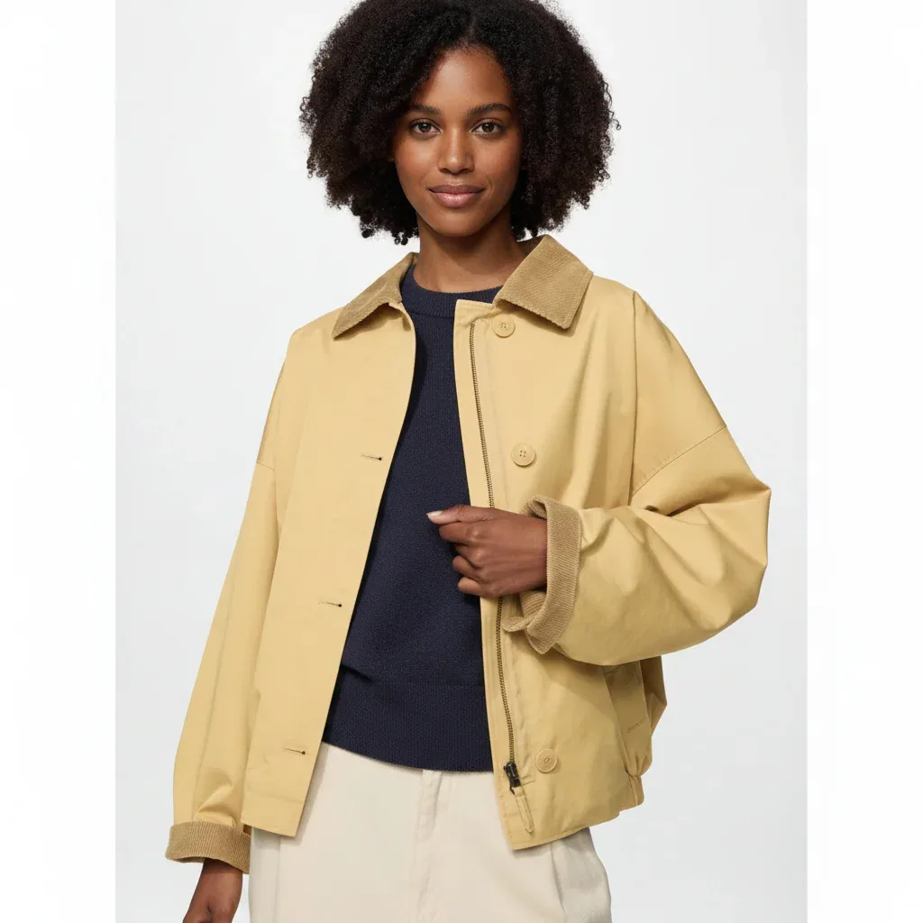 UniQlo Cotton Blend Relaxed Blouson 488468 Japan best brand